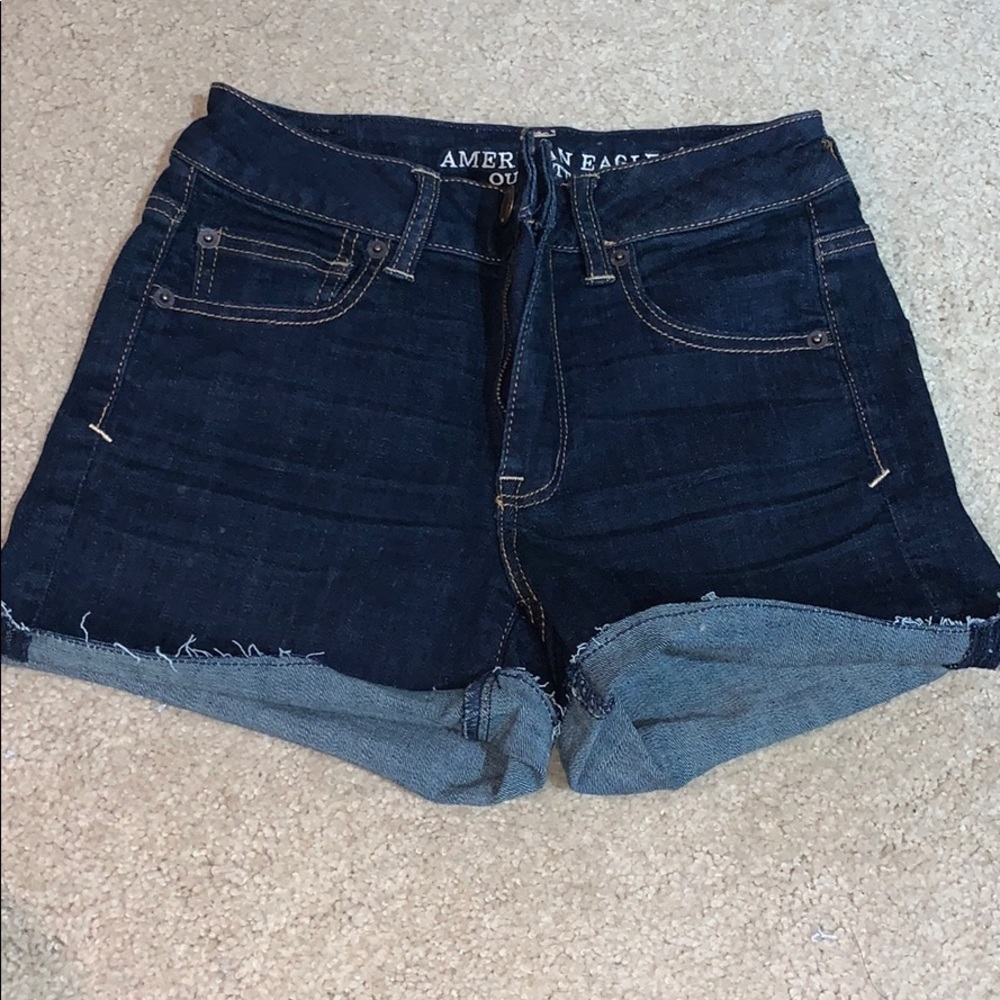 AE hi rise shorts
